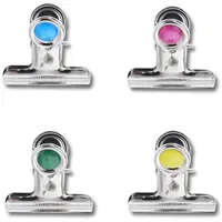 Zeller 11228 Magnet-Set Clips, 4 teilig, Metall