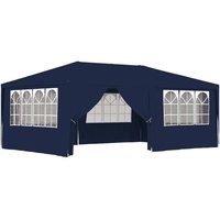 VidaXL Profi-Partyzelt 4 x 6 m inkl. Seitenteile blau