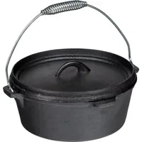 Hi Dutch Oven Set 9-tlg. Gusseisen schwarz