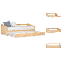 VidaXL Ausziehsofa Bettgestell Kiefernholz 90×200 cm