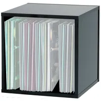 Glorius Record Box 110 Plattenregal schwarz