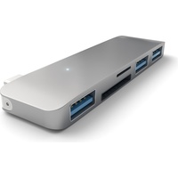 Satechi Dual-Slot-Cardreader, Space Gray, USB-C 3.0 [Stecker] (ST-TCUHM)