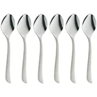 WMF Espressolöffel Set 6-tlg. Edelstahl 10,8 cm teilmatt