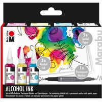 Marabu Alcohol Ink Set Flowers 3 St. 60 ml