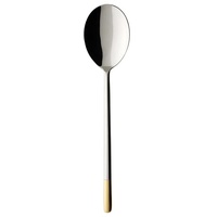 Villeroy & Boch Ella Gemüselöffel 24,6 cm, Edelstahl, Teilvergoldet