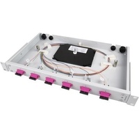 Telegärtner 19" LWL-Rangierverteiler Basis-V 1HE, Server Zubehör, Türkis