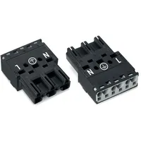 WAGO 770-213 Netz-Steckverbinder WINSTA MIDI Stecker, gerade Gesamtpolzahl: 3