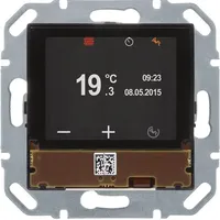 Berker Temperaturregler mit Display, UP, Bedienelement 80440100