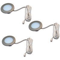 Hera 3er-Set LED-Einbauleuchte 3W ww Tr.24/15W 61056938002