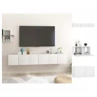VidaXL TV-Hängeschränke 3 Stk. Weiß 60x30x30 cm