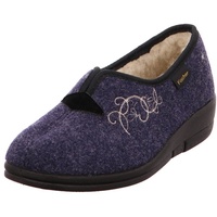 Fischer Dora, Damen Niedrige Hausschuhe 203528,Blau Blau 555,38 EU