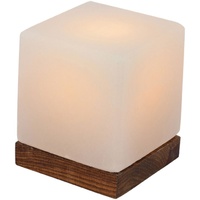 Himalaya Salt Dreams Beleuchteter Salzkristall »Kubus«, White Line