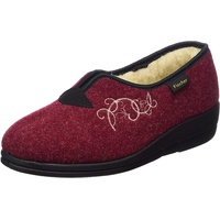 Fischer Dora, Damen Niedrige Hausschuhe 203528,Rot Bordo 341,38 EU