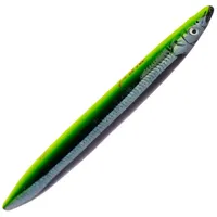 Savage Gear Line Thru Sandeel - Meerforellenköder, Farbe:Black Glow,