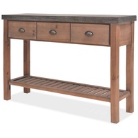 VidaXL Konsolentisch 131 x 75 x 36 cm Massivholz