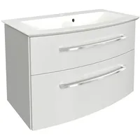 Fackelmann Badmöbel-Set B.Style 2-tlg. 83,2 cm Weiß/Weiß