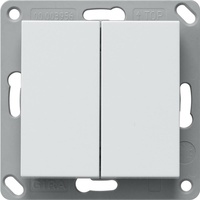 Gira BT Wandsender 2fach System 55 Reinweiß