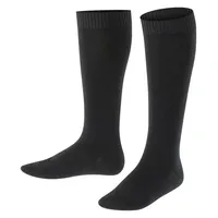 Falke Comfort Wool Kniestrümpfe aus Wolle Kinder black 19-22