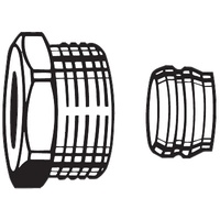HEIMEIER Klemmverschraubung für Kupfer- und Stahlrohr 16mm Messing vernickelt