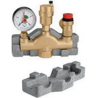 CALEFFI Kesselsicherheitsgruppe mit Isolierung bis 50 kW