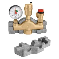 CALEFFI Kesselsicherheitsgruppe 1 Zoll bis 50 kW mit Isolierung