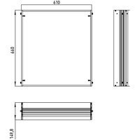 EMCO Prestige Einbaurahmen 989700006