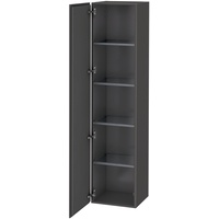 Duravit L-Cube Hochschrank 1 Tür links, Graphit Matt