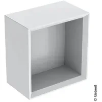 Geberit Wandbox 22,5x23,3x13,2cm, qu., w/lack. hochgl.