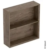 Geberit Regal 45x46,7x13,2cm, quadr., nuss/Mel. Struk.