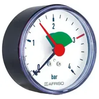 Afriso Heizungsmanometer HZ 63 0-4 bar G 3/8" axial