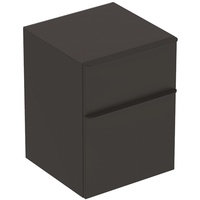 Geberit Smyle Square Seitenschrank 2 Schubladen lava matt