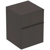 Geberit Smyle Square Seitenschrank mit 2 Schubladen, lava matt