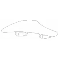 Pressalit Sitzring/Deckel-Puffer A4051 Deltapuffer, für WC-Sitz ConCordia