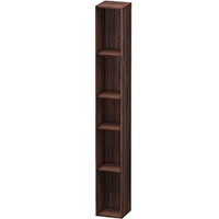 Duravit Regalelement L-Cube 18x18x140cm, 5 Fäch., vert, Nussb dunkel