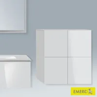 Duravit L-Cube Halbhochschrank 2 Türen, LC117702222