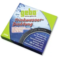 Gebo Trinkwasser Dichtung EPDM V00036600 für Temperguss Klemmverbindung Stahlrohr,