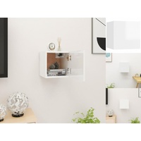 VidaXL TV-Wandschrank Hochglanz-Weiß 30,5x30x30 cm