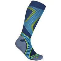 Bauerfeind Sports Run Performance Kompressions Laufsocken Herren blau S