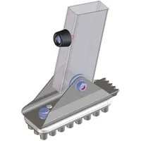 ZARGES Schwenkfuß mit Gummiauflage 125 x 50 mm