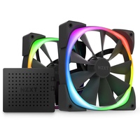 NZXT Aer RGB 2, Matte Black, schwarz, LED-Steuerung, Lüftersteuerung,