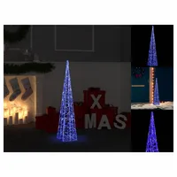VidaXL LED-Leuchtkegel Acryl Deko Blau 90 cm
