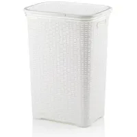Kela Wäschekorb Brasilia Kunststoff Weiß