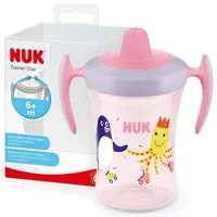 NUK Trainer Cup Trinklernbecher auslaufsicherer Becher mit weichem Trinkschnabel