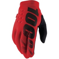 100% Brisker Handschuhe Red S