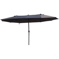 LECO Ovalschirm 460 x 270 cm anthrazit