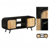 VidaXL TV-Schrank 110x30x45 cm Raues Mangoholz