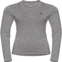 Odlo Natural 100% Merino Warm Langarm-baselayer - Grey Melange