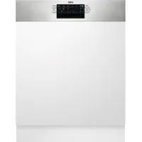 AEG FES5368XZM Einbau-Geschirrspüler (teilintegrierbar, 598 mm breit, Edelstahl)