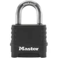Master Lock Vorhängeschloss M178EURD Schwarz