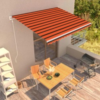 VidaXL Markise 400 x 300 cm orange und braun